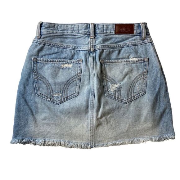 COPY - Hollister High Rise Jean Skirt distressed  Size 26 - Picture 2 of 5